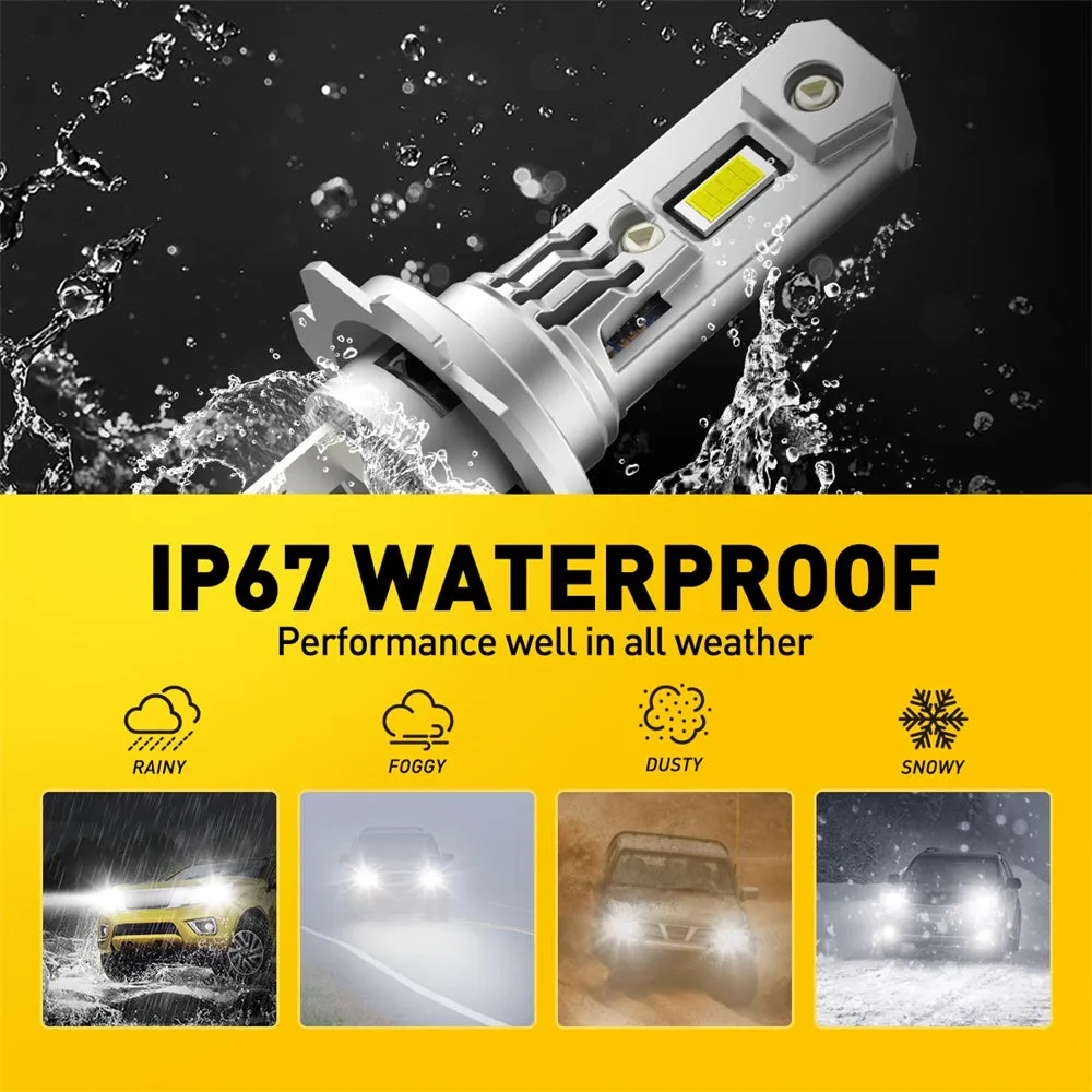 2023 Upgraded AUXITO H7 LED Bulb 400% Brighter 6500K White