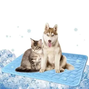3 Layers Ice Silk Cooling Sleeping Mat for Small, Medium, and Large Dogs
