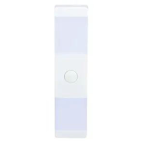 AmerTac LW1001W-N1 Everywhere Bar Light, AAA Battery, 2-Lamp, LED Lamp, 45 Lumens, 5000 K Color Temp, White