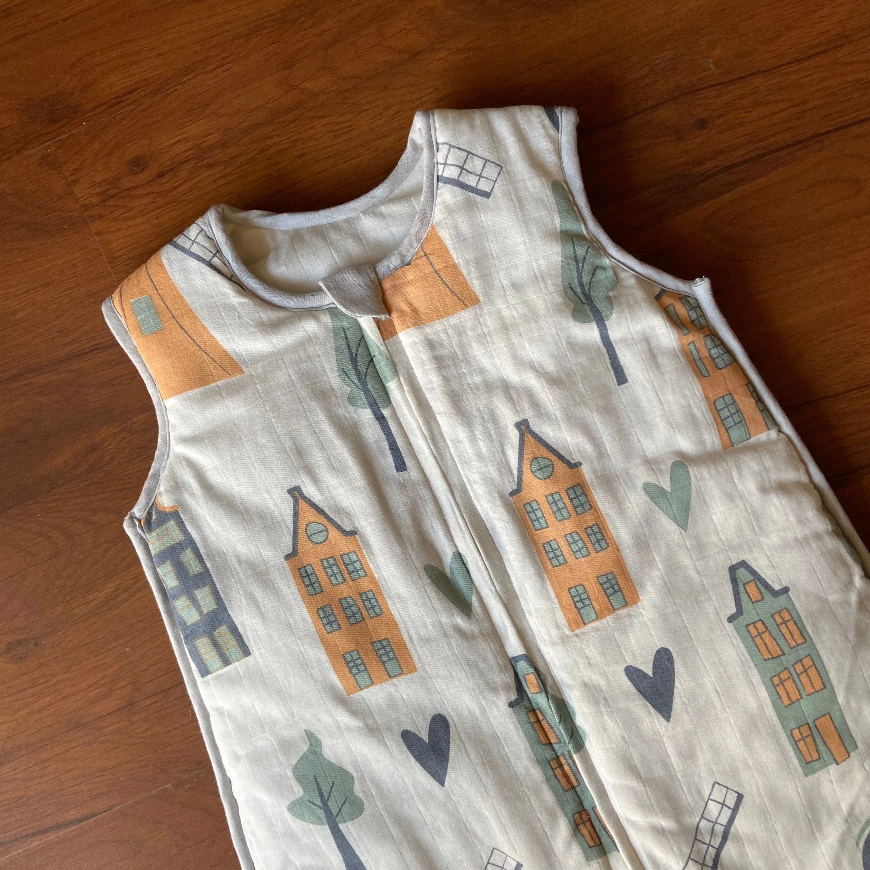 Amsterdam Muslin Sleeping Bag (with filling)