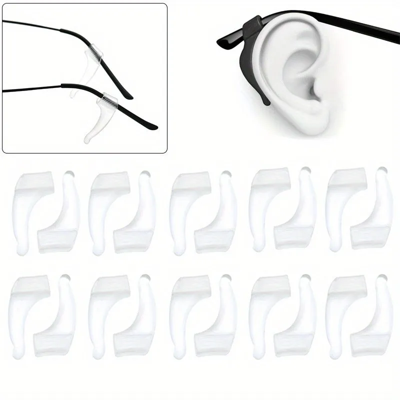 Antislip silicone grips for glasses  sunglasses 10pack