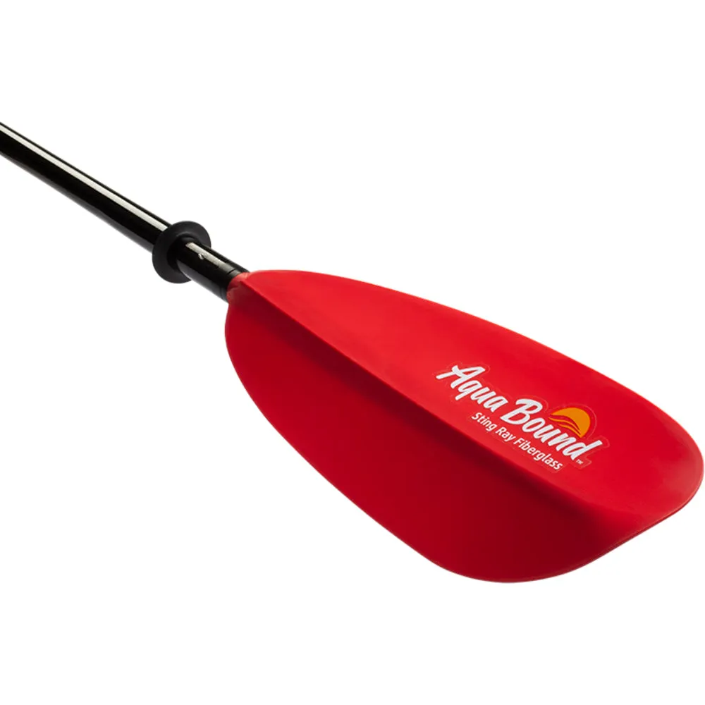 Aqua-Bound Sting Ray Fiberglass 4-Piece Kayak Paddle
