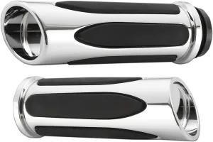 ARLEN NESS Grips - Comfort - Deep Cut - TBW - Chrome 07-052