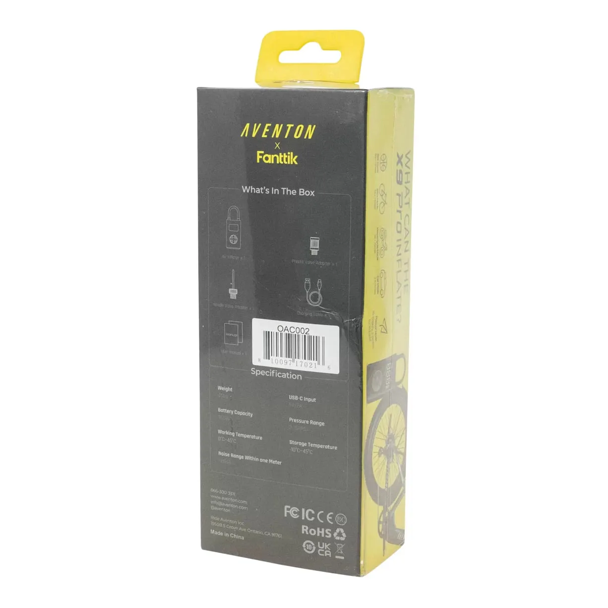 Aventon x Fanttik X9 Pro Air Inflator