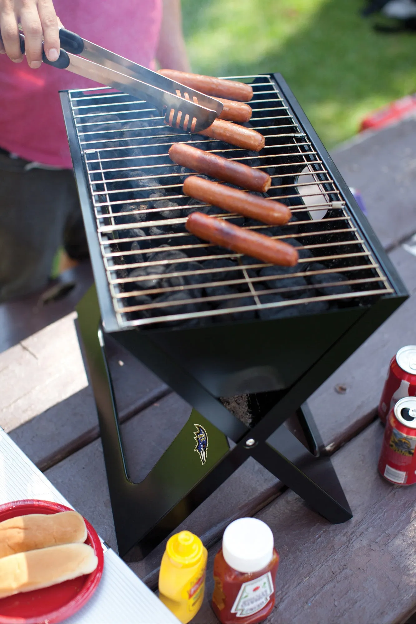 Baltimore Ravens - X-Grill Portable Charcoal BBQ Grill