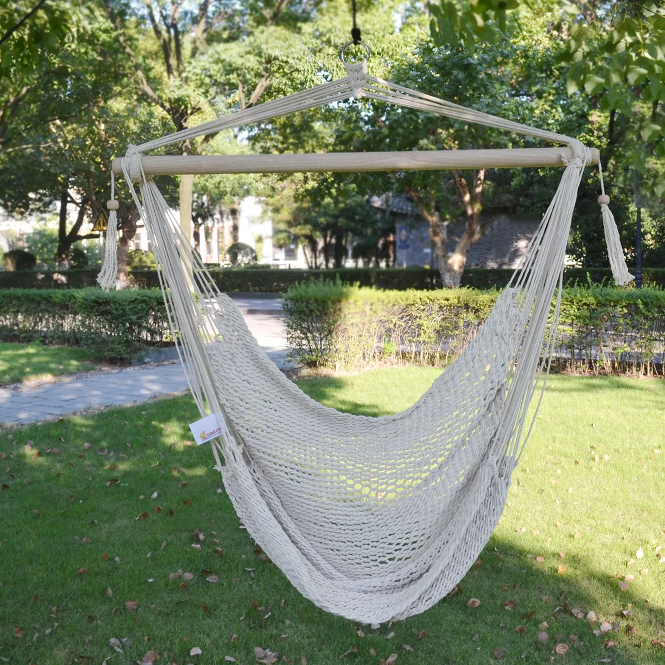 Cotton Rope Hammock Chair - BenefitUSA