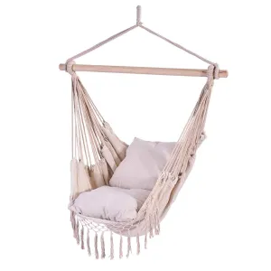 Cotton Weave Hammock Chair Hanging Rope Swing - Huaze