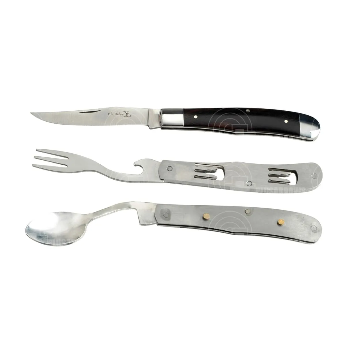 Elk Ridge Folding Pocket Knife Cutlery Set ER-439W