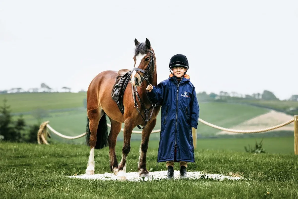 EQUIDRY | All Rounder Original Children's | Navy/Orange
