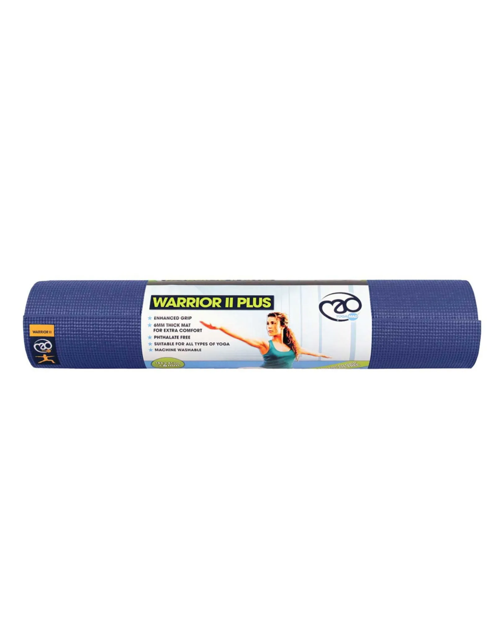 Fitness Mad Warrior II Plus Yoga Mat - 6mm