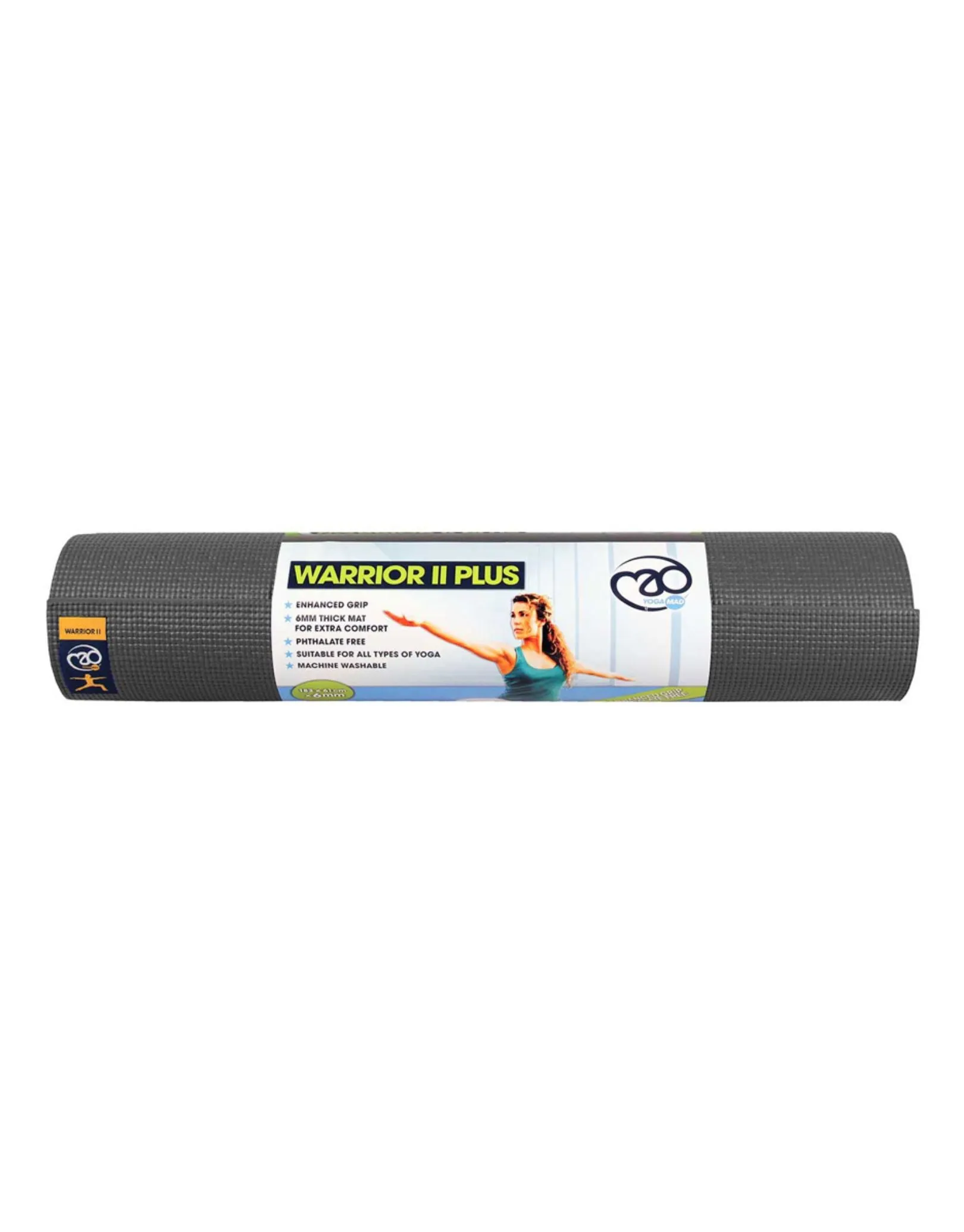 Fitness Mad Warrior II Plus Yoga Mat - 6mm