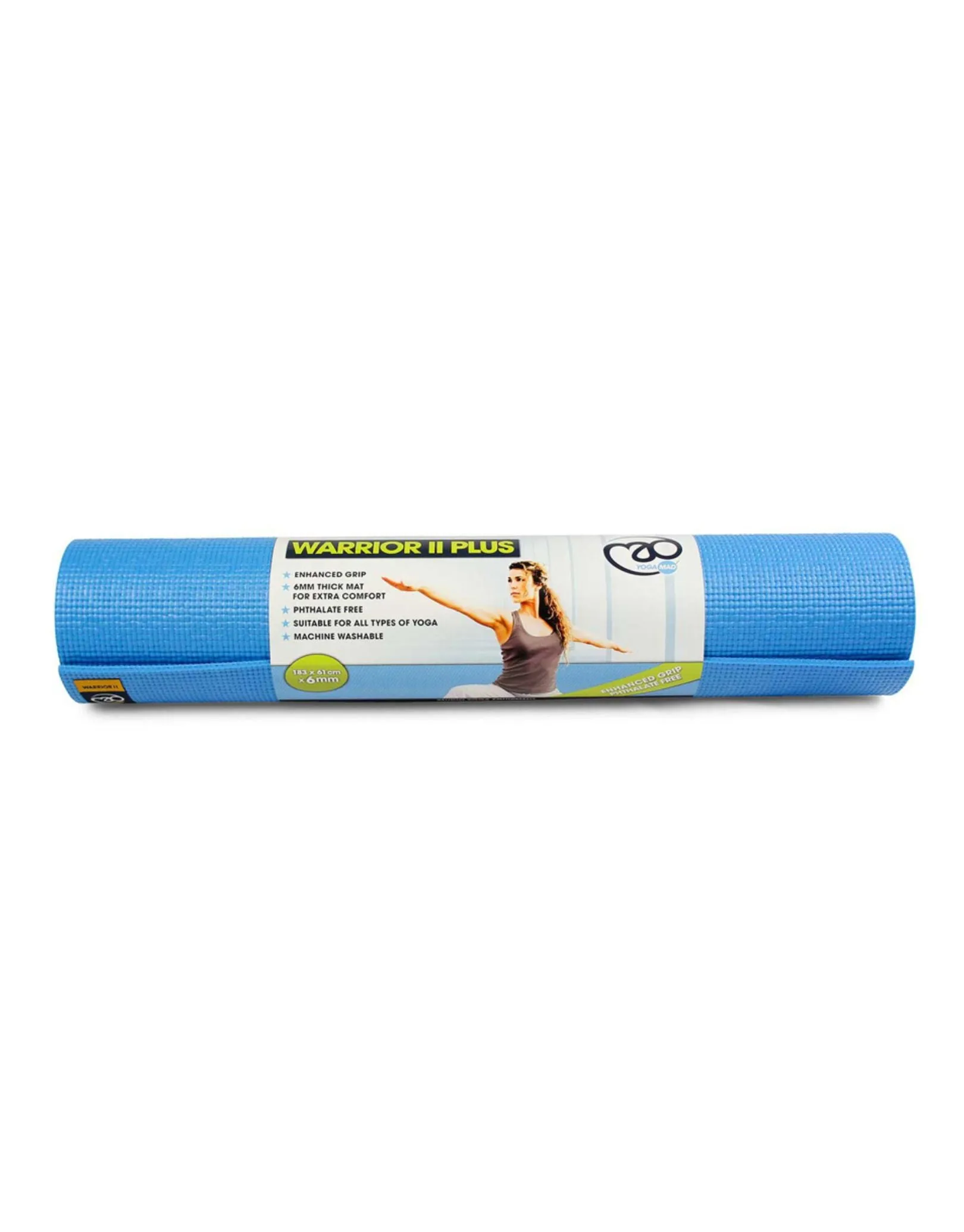 Fitness Mad Warrior II Plus Yoga Mat - 6mm