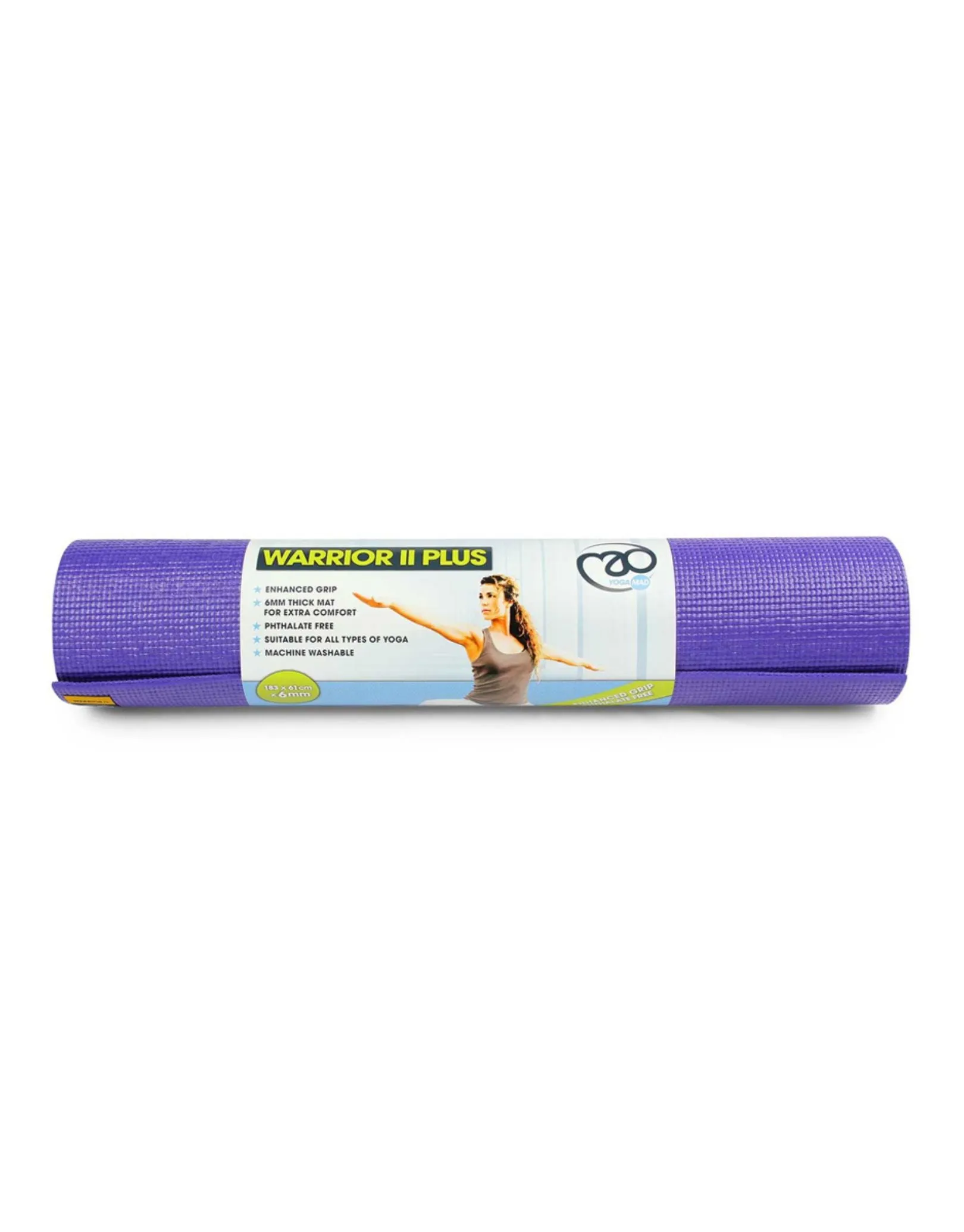 Fitness Mad Warrior II Plus Yoga Mat - 6mm