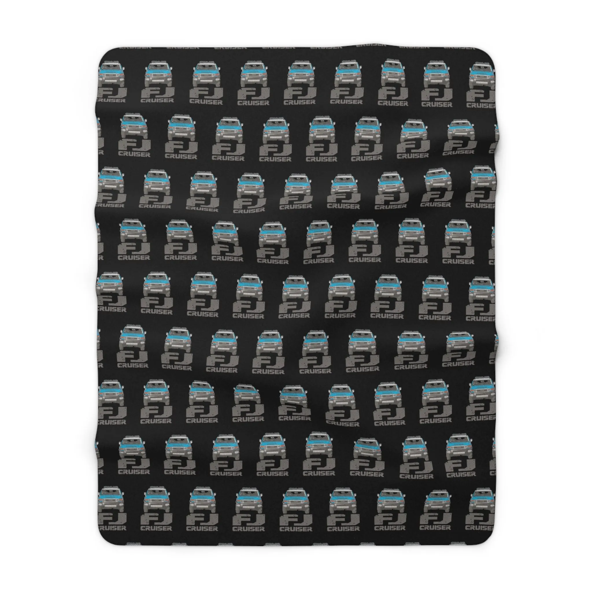 FJ Cruiser Sherpa Fleece Camping Blanket FJ Cruiser Gift - Reefmonkey