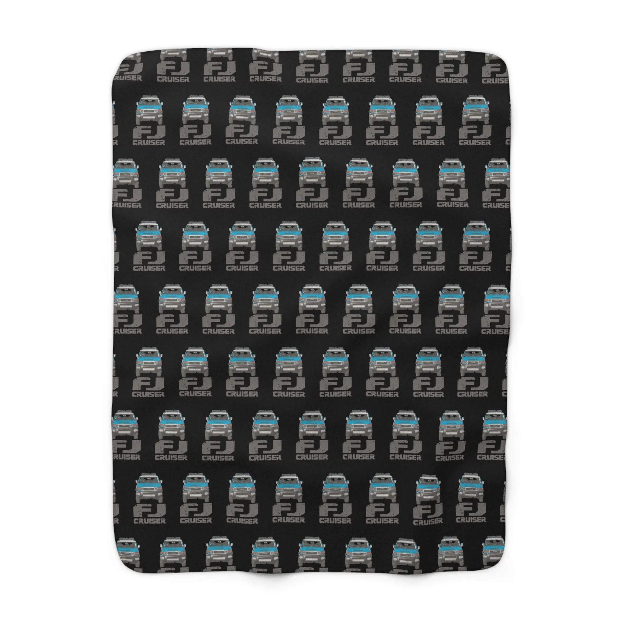 FJ Cruiser Sherpa Fleece Camping Blanket FJ Cruiser Gift - Reefmonkey