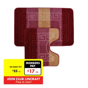 Formr Meander 2-Piece Bath Mat Set