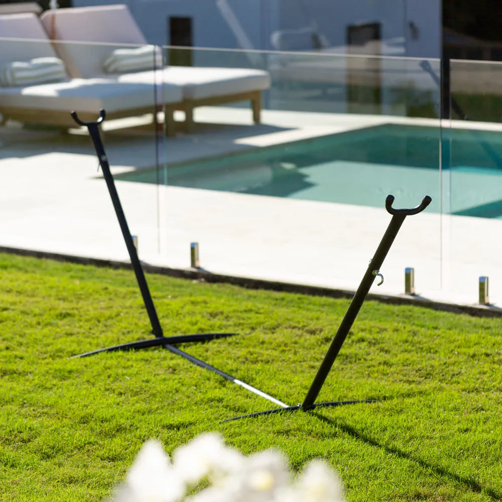 Hammock Stand - 305cm Universal Steel Hammock Stand in Black