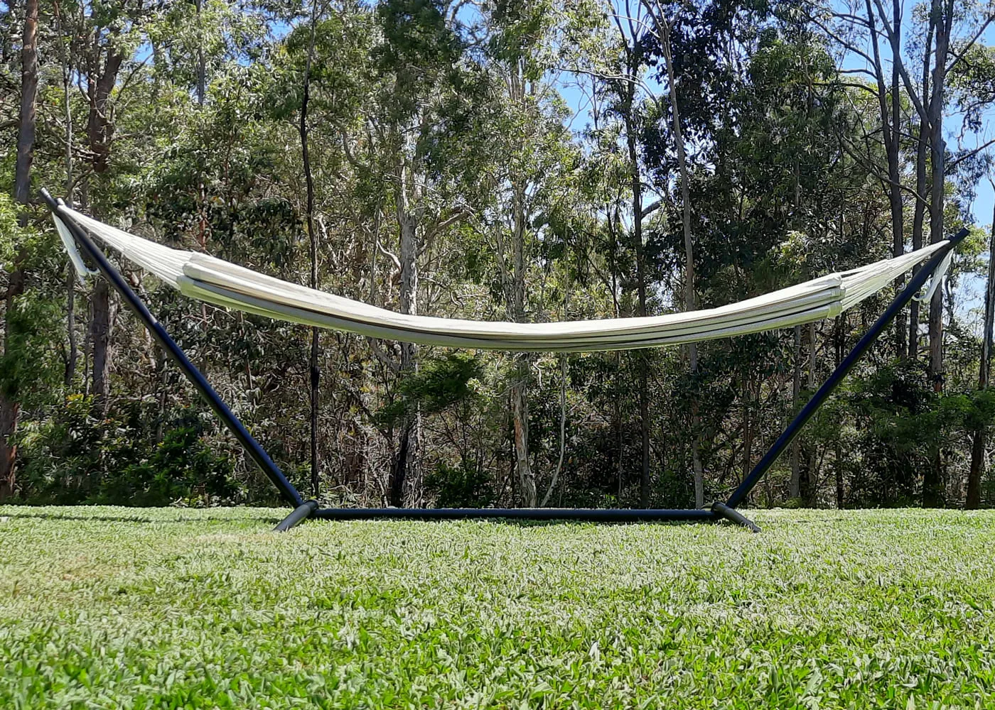 Hammock Stand - 305cm Universal Steel Hammock Stand in Black