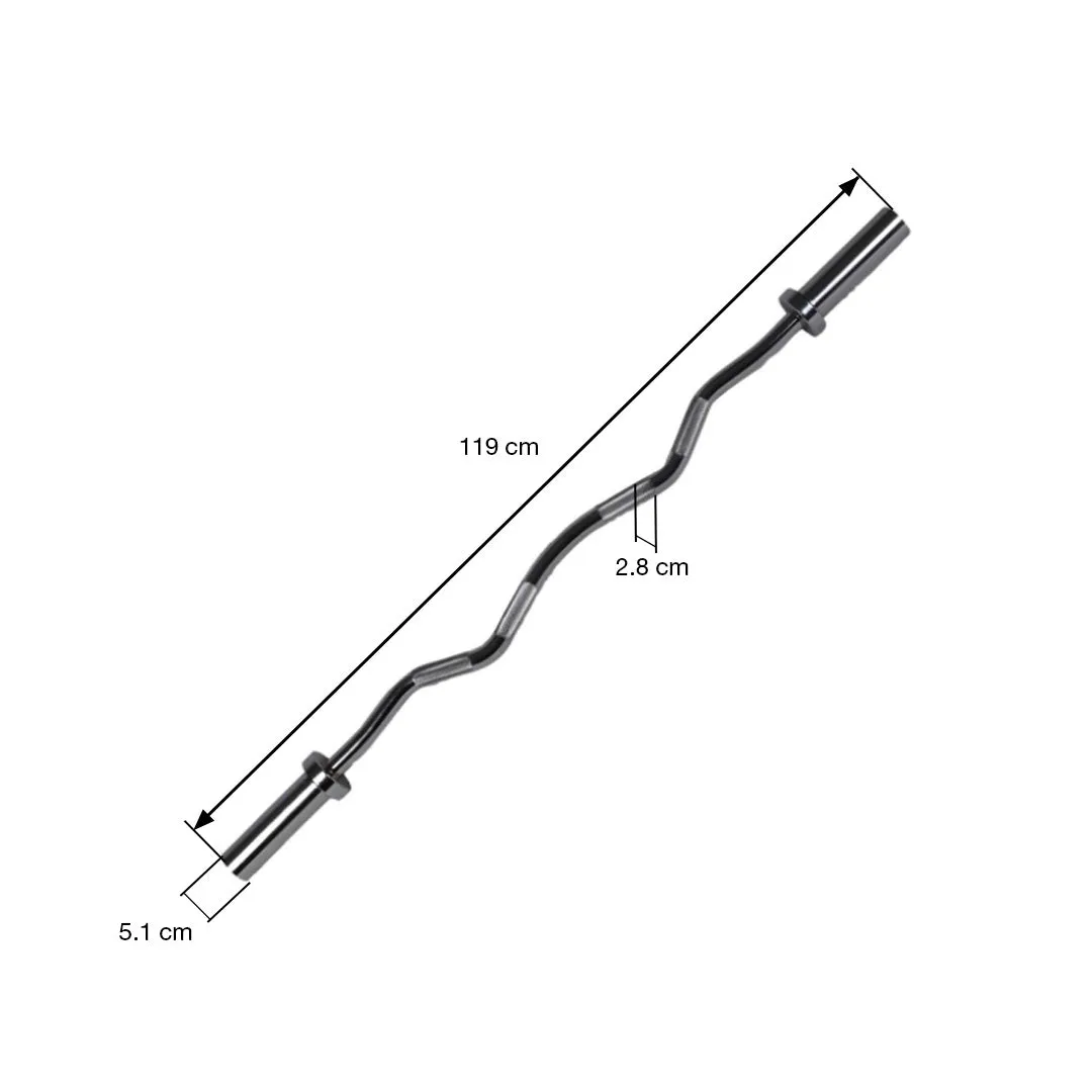 Hit Fitness 47 EZ Curl Bar