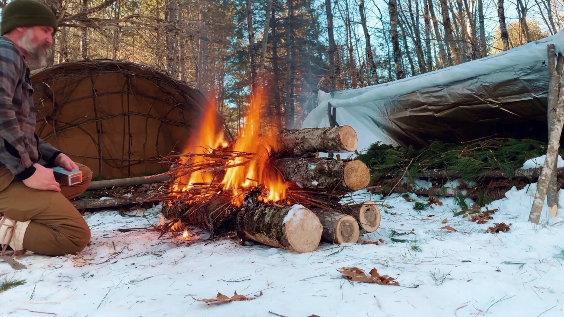 Into the Winter: Winter Survival Film with Joshua Enyart – Essential Skills for Cold Weather Adventures (Streaming, USB, and DVD)