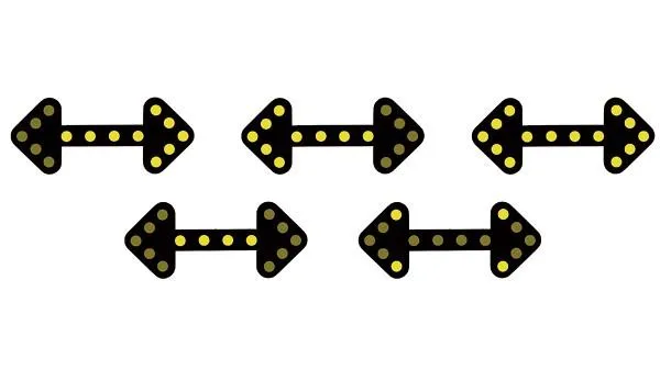 Large Directional Arrow Board