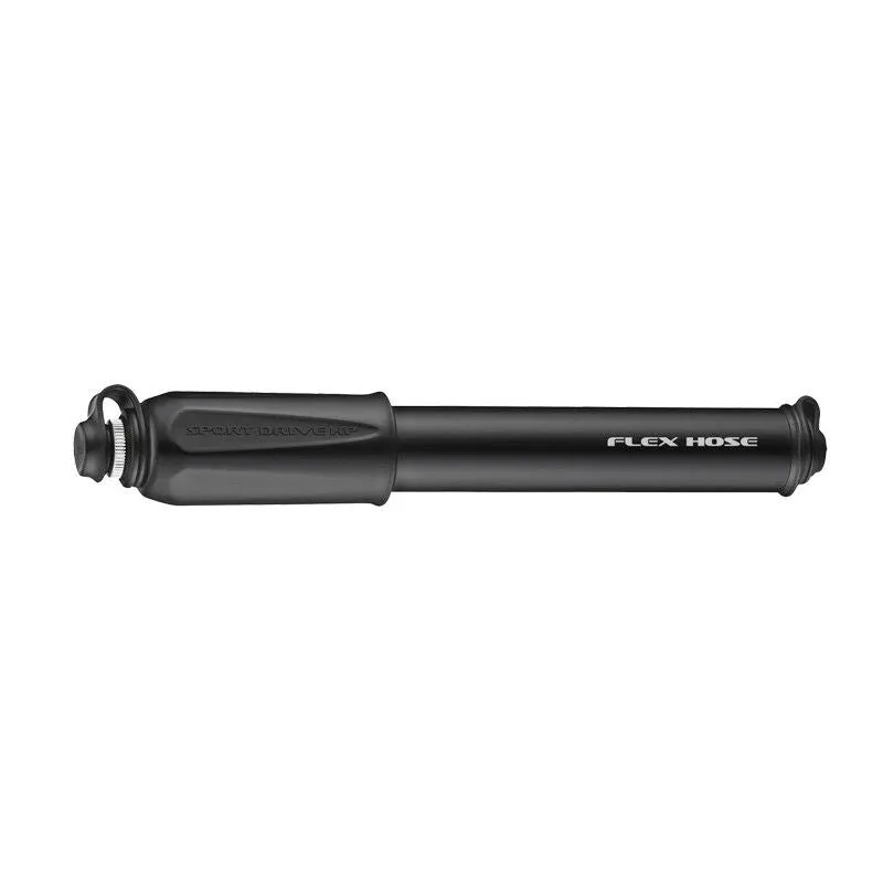 Lezyne Sport Drive HP 120psi High Pressure Bike Tire Hand Pump, Small, Black