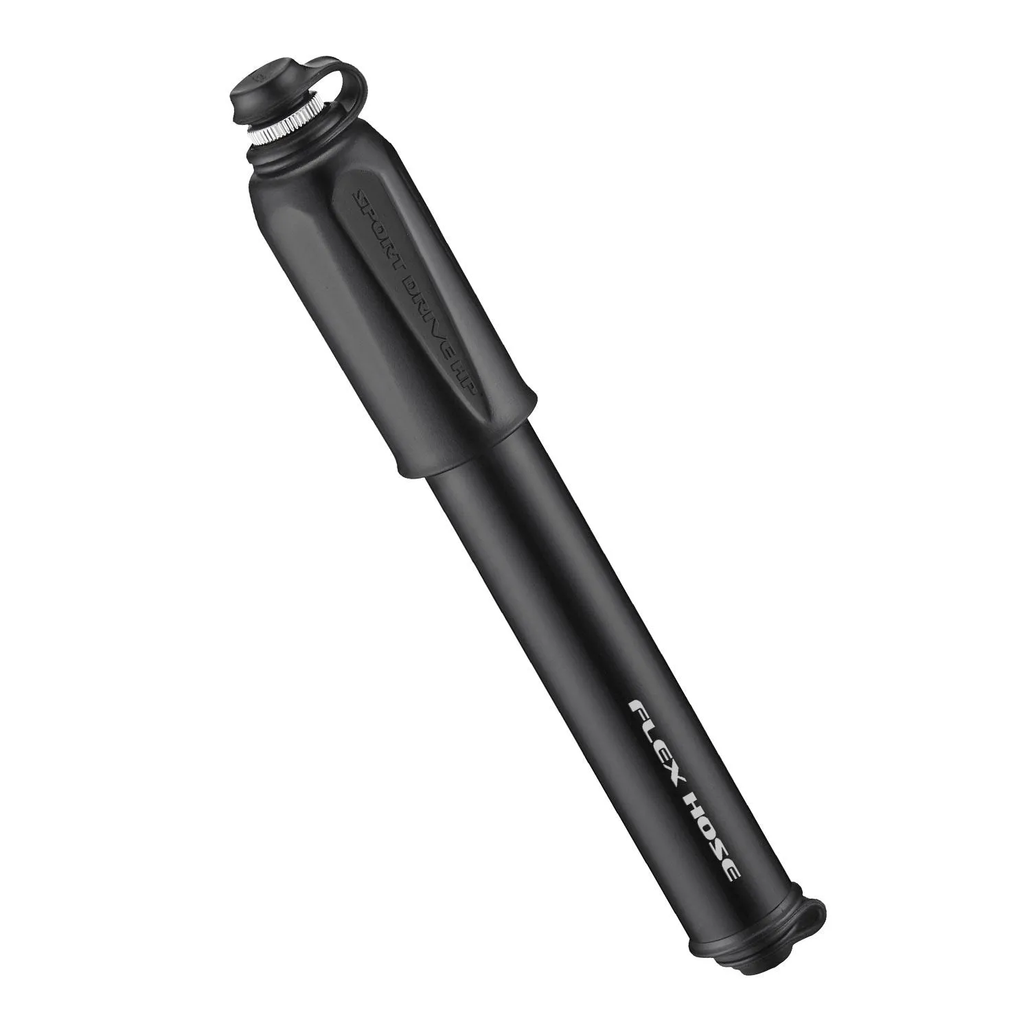 Lezyne Sport Drive HP 120psi High Pressure Bike Tire Hand Pump, Small, Black