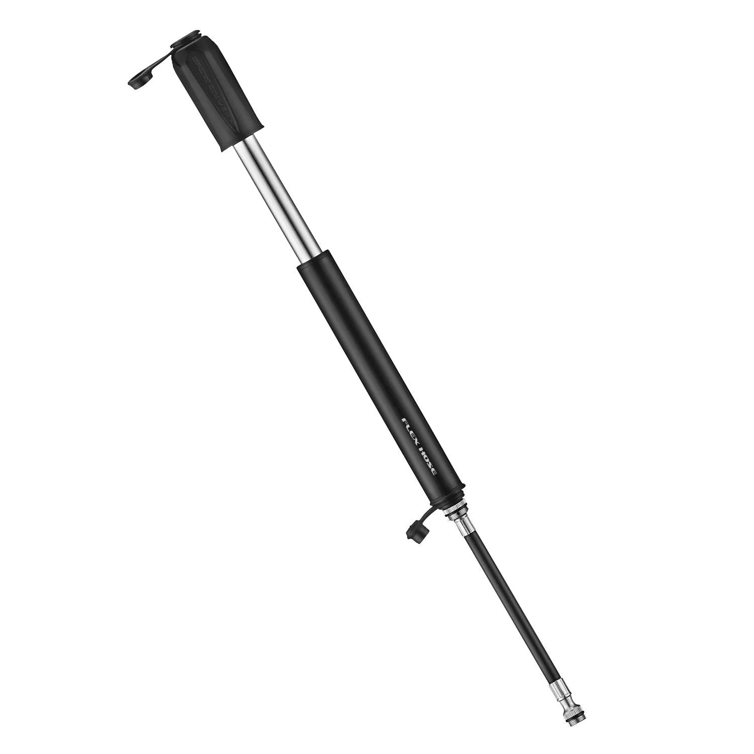 Lezyne Sport Drive HP 120psi High Pressure Bike Tire Hand Pump, Small, Black