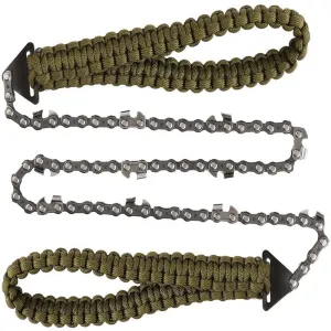 Manual Hand Braided Rope Chain Saw Portable Emergency Camp Survival Wire Cutter Portable