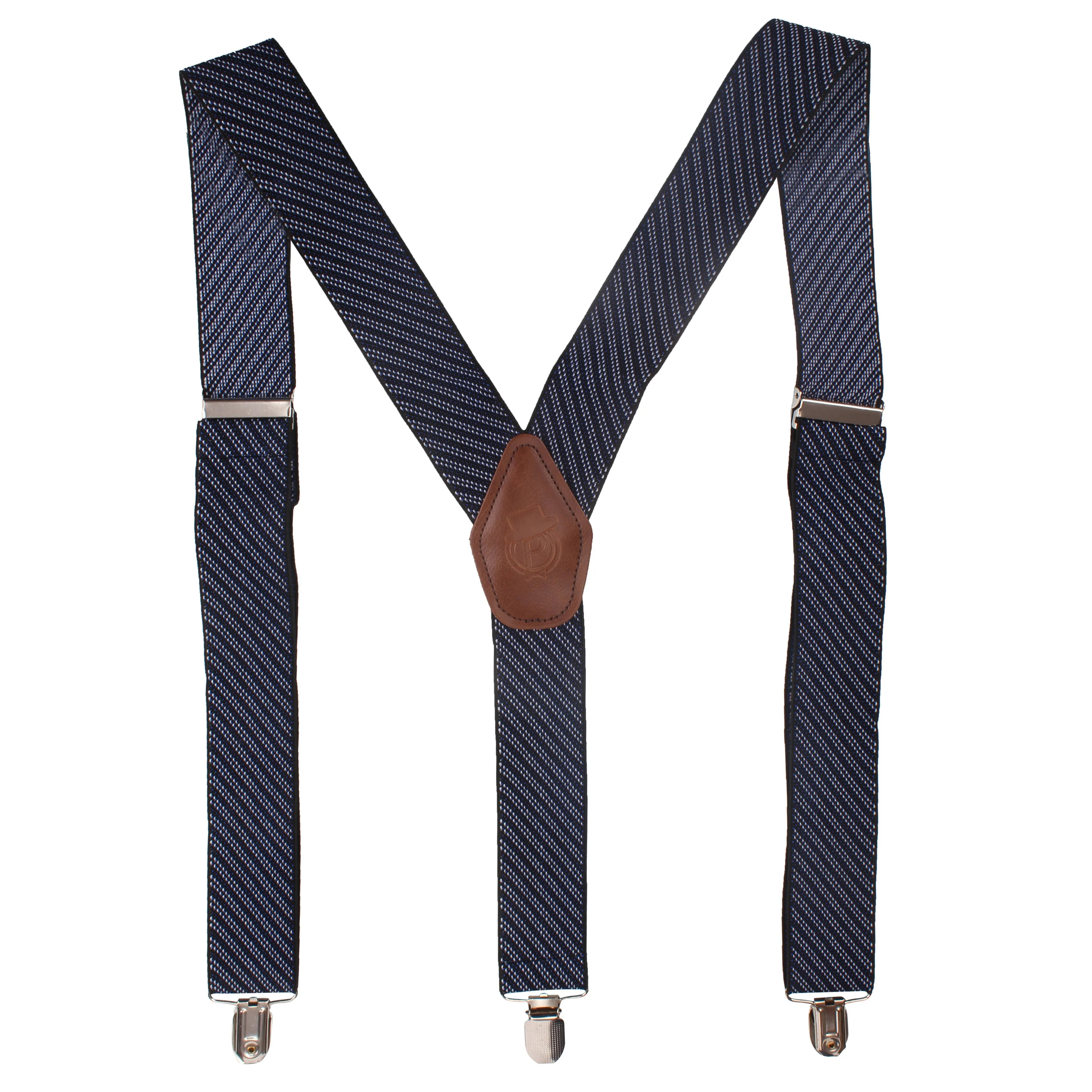 Peluche Eloquent Stripes Blue Suspender for Men
