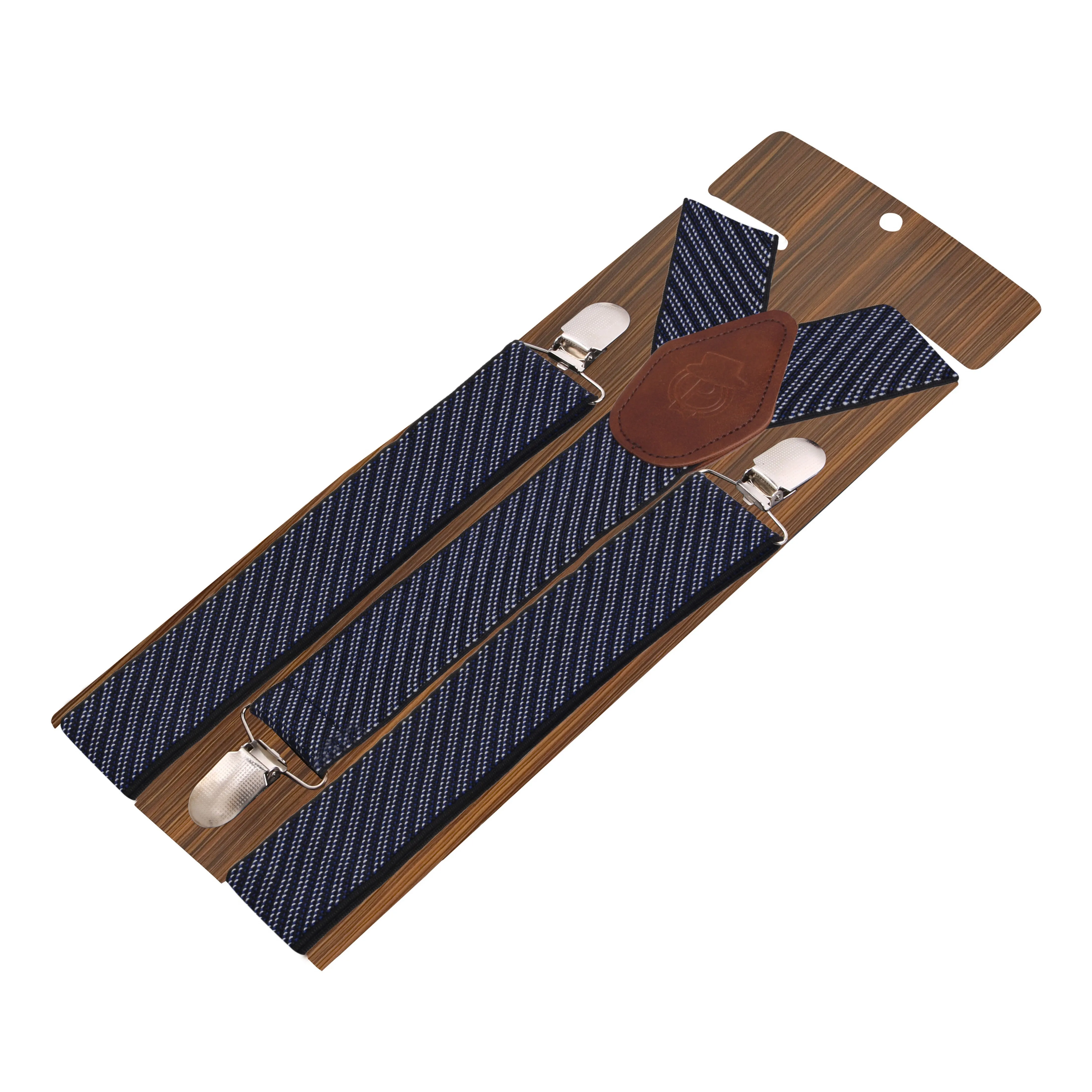 Peluche Eloquent Stripes Blue Suspender for Men