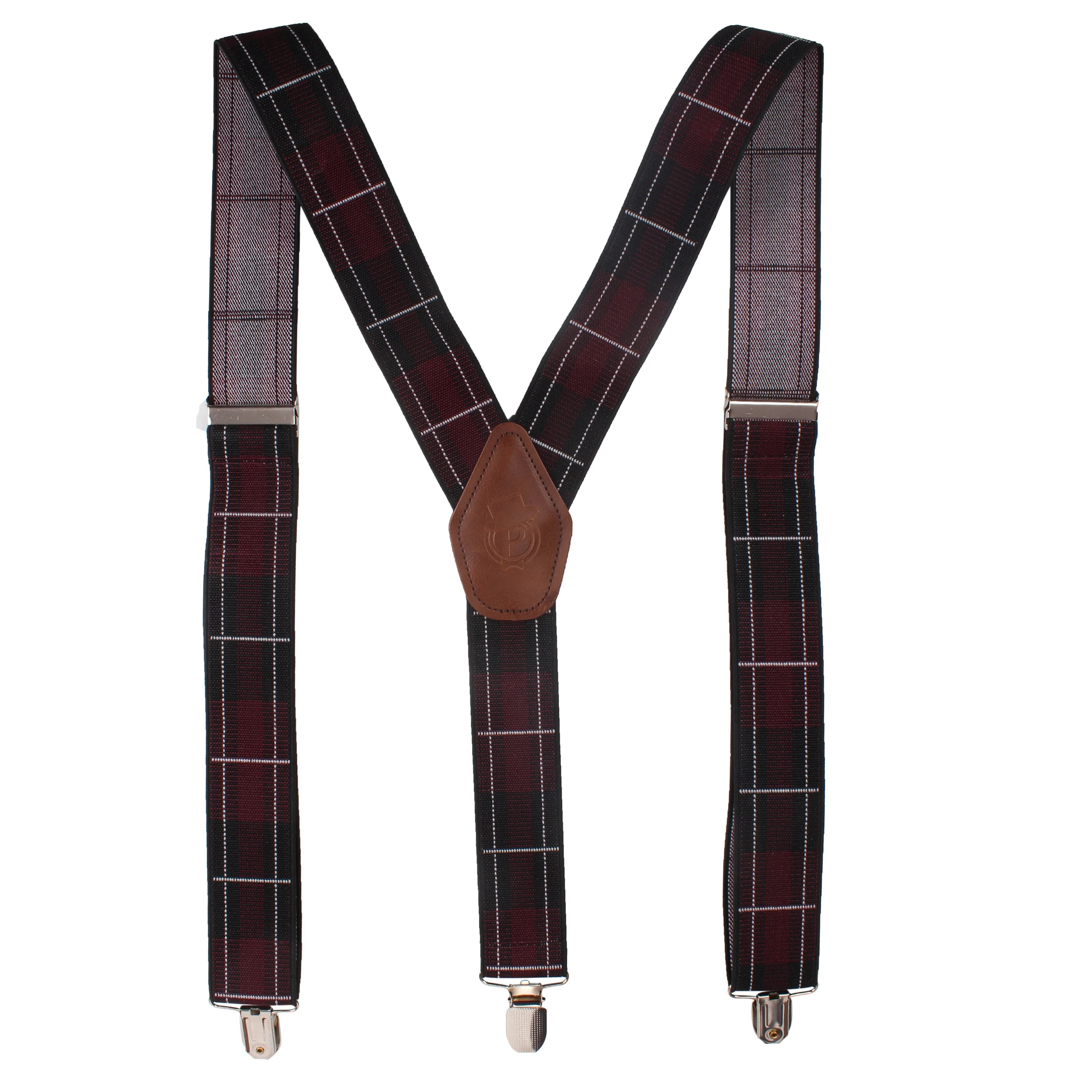 Peluche Statuesque Red Suspender for Men