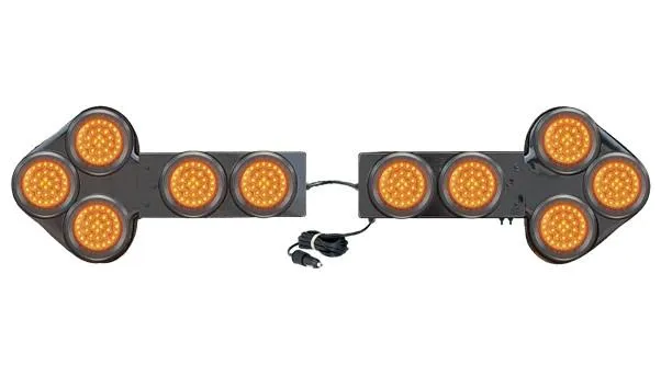 Portable Two-Piece LED Arrow Board Waterproof