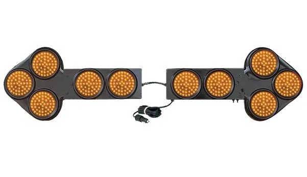 Portable Two-Piece LED Arrow Board Waterproof