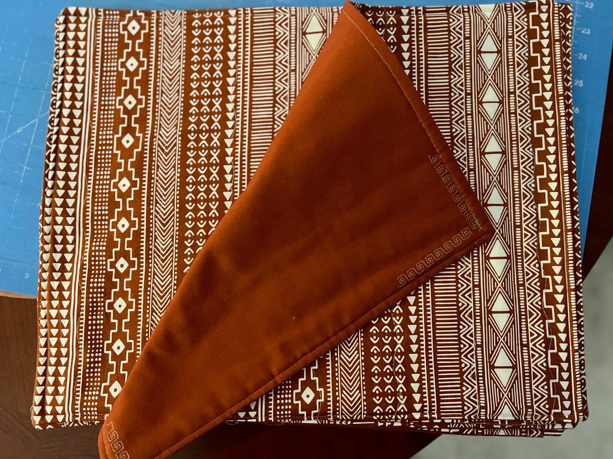 Rusty Nail Aztec Table Mats - Set of 4
