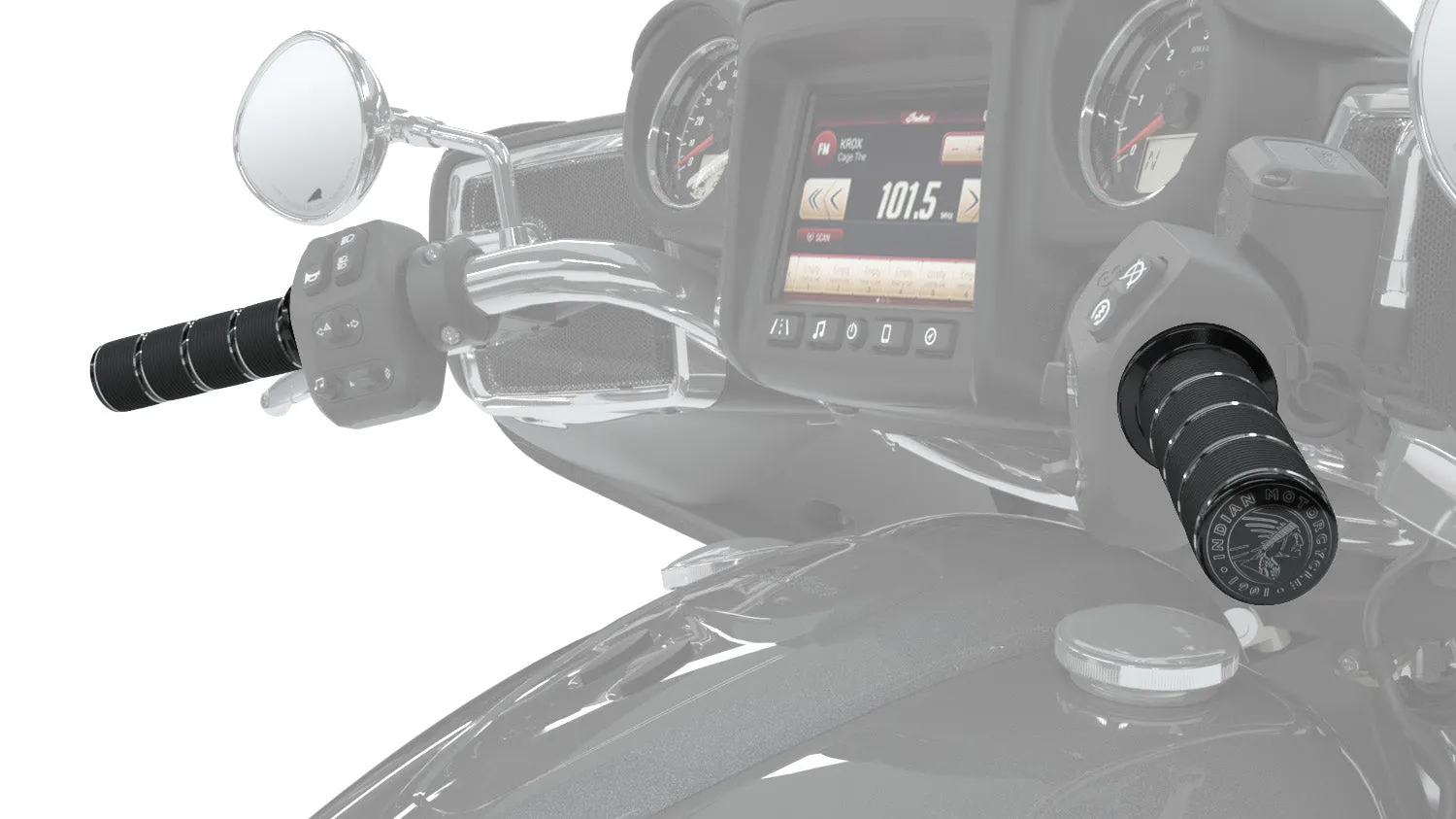 Select Handlebar Grips, Pair -Black