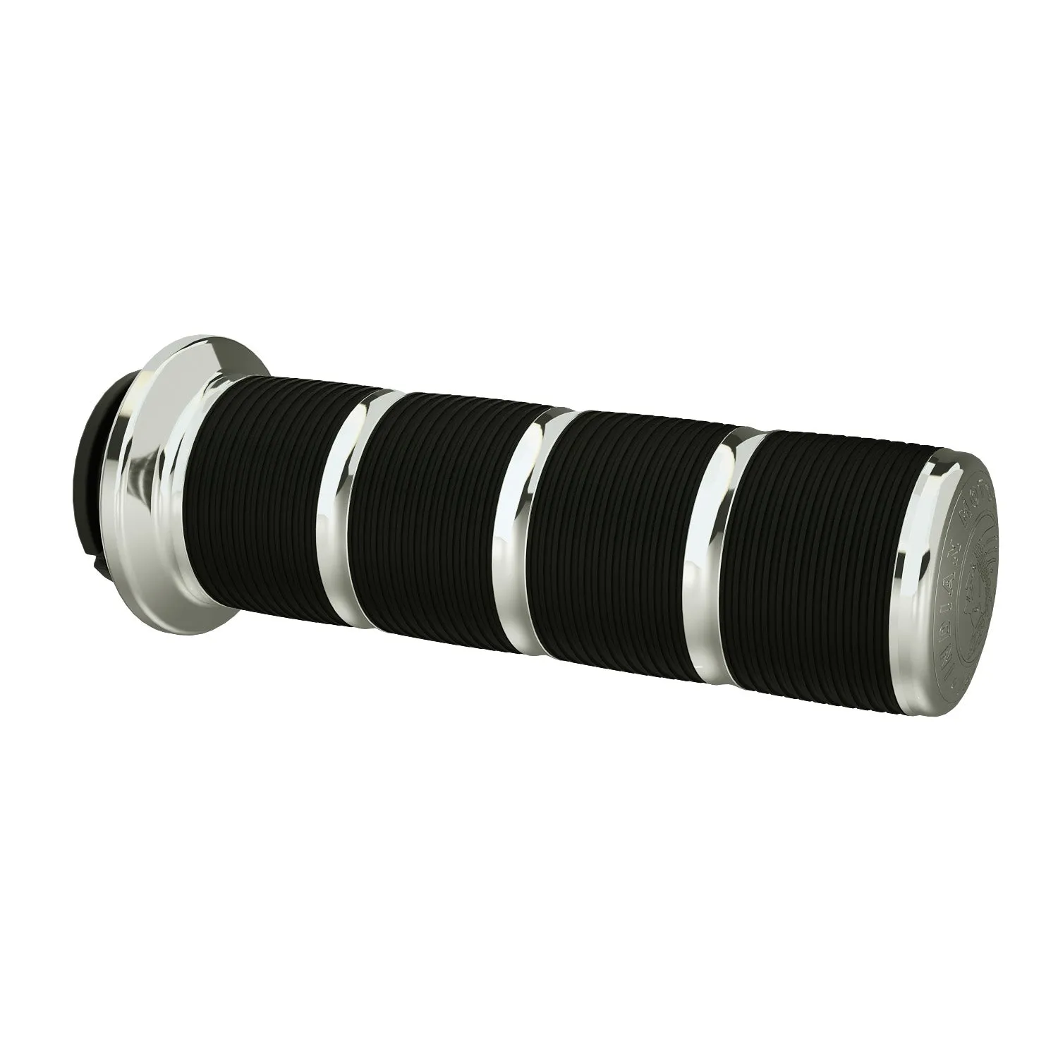 Select Handlebar Grips, Pair -Chrome