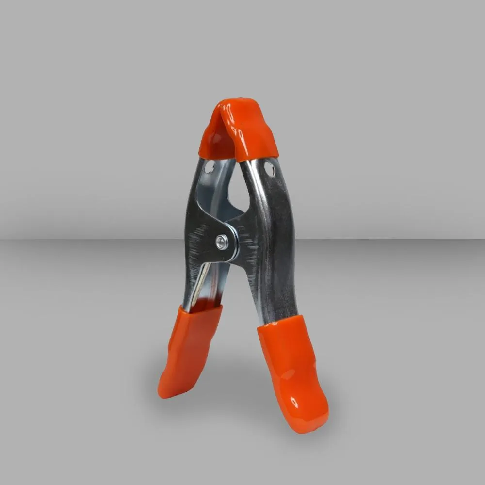 Spectrum Heavy Duty 16cm / 6" Silver Backdrop Peg (Orange)
