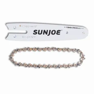 Sun Joe 5-inch Chainsaw Staying Sharp Kit | Bar and Heat-Treated Hard-Chrome Chain