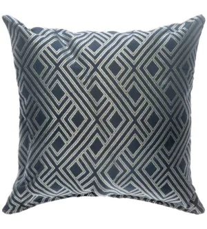 Sunbrella 18"X18" Square Throw Pillow - Integrated Indigo