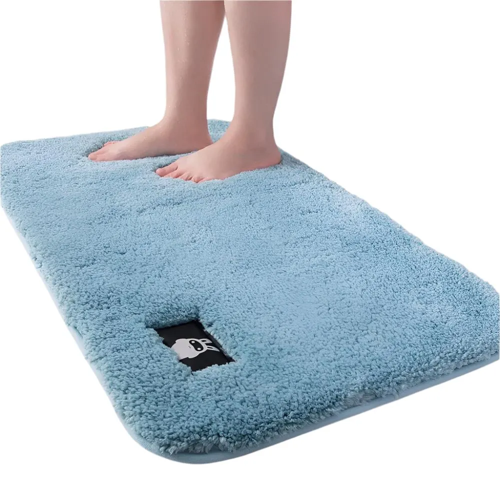 Thick Soft Comfortable Carpet Water Absorbing Bathroom Toilet Rugs Mats