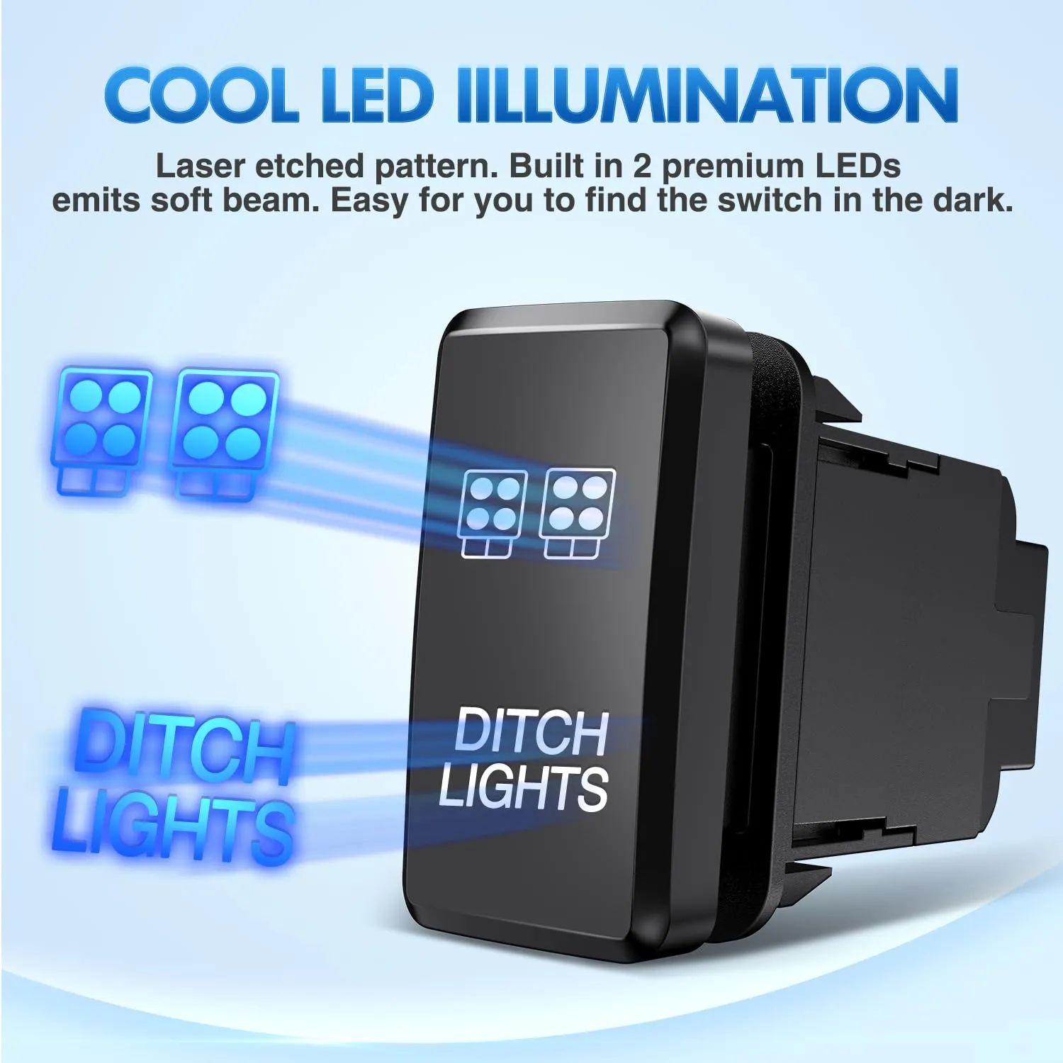 Toyota Ditch Lights Push Button ON/Off Switch