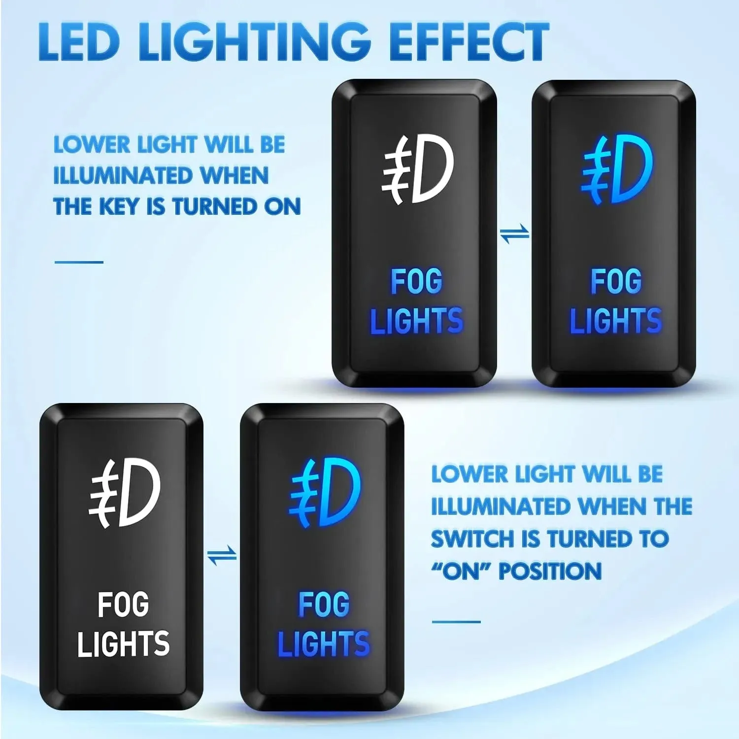 Toyota Fog Lights Push Button ON/Off Switch