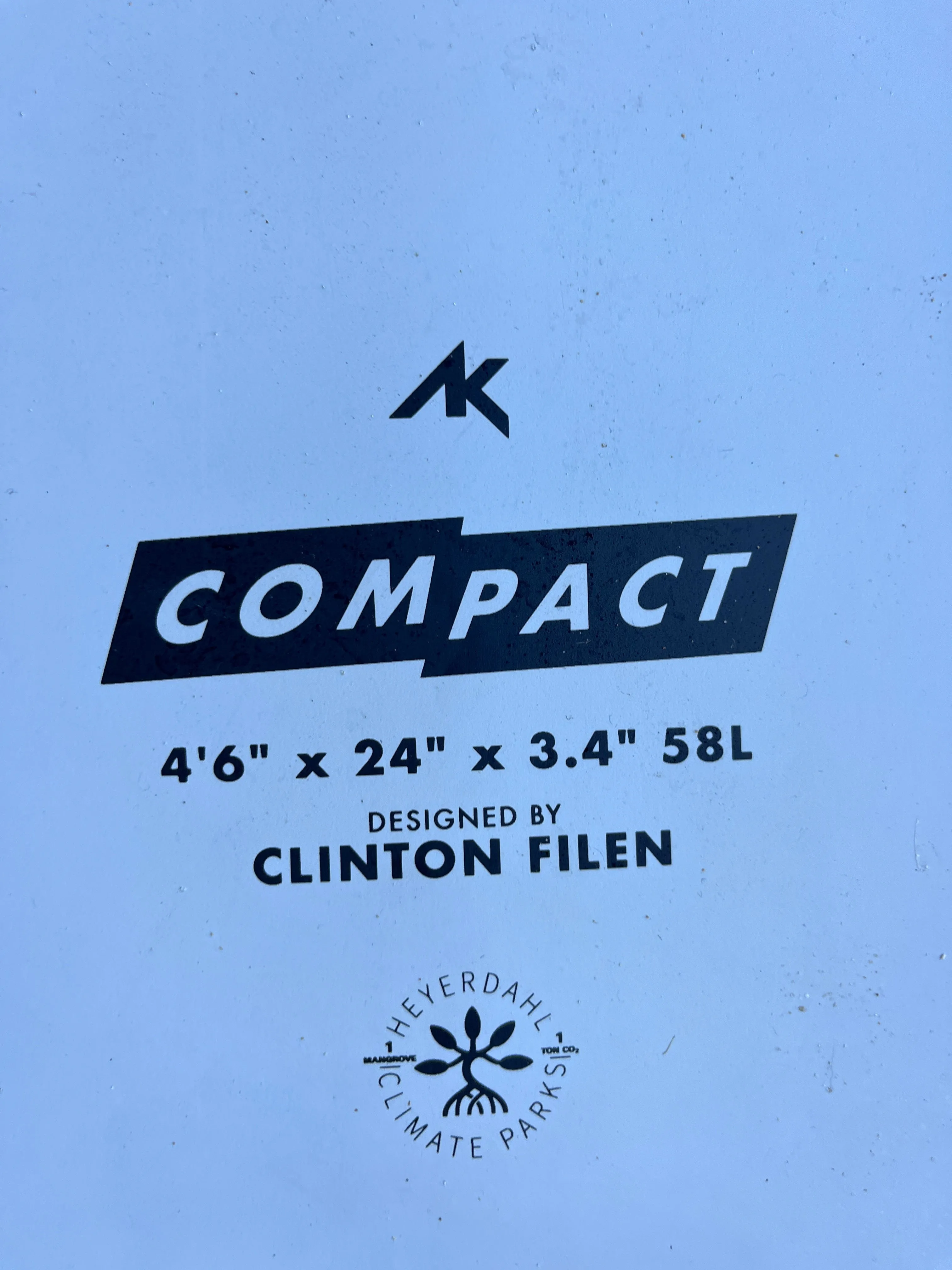 Used AK Compact 4'6'' 58L