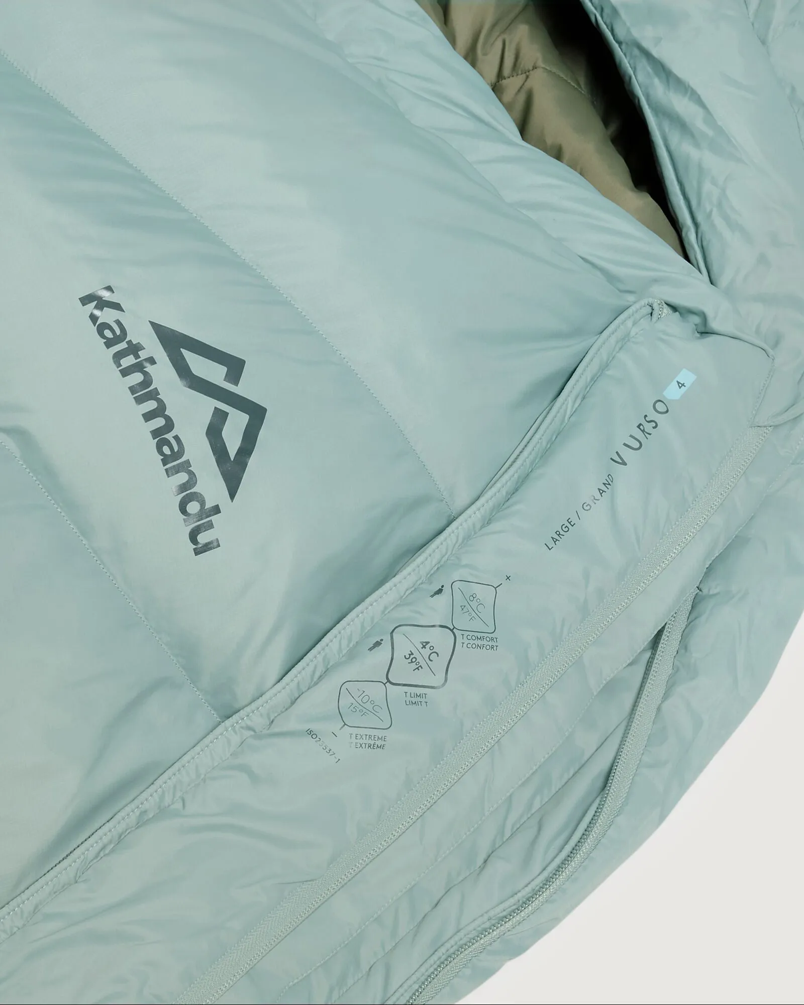 Vurso 4 °C Sleeping Bag - Large - Gum Tree/Dark Moss