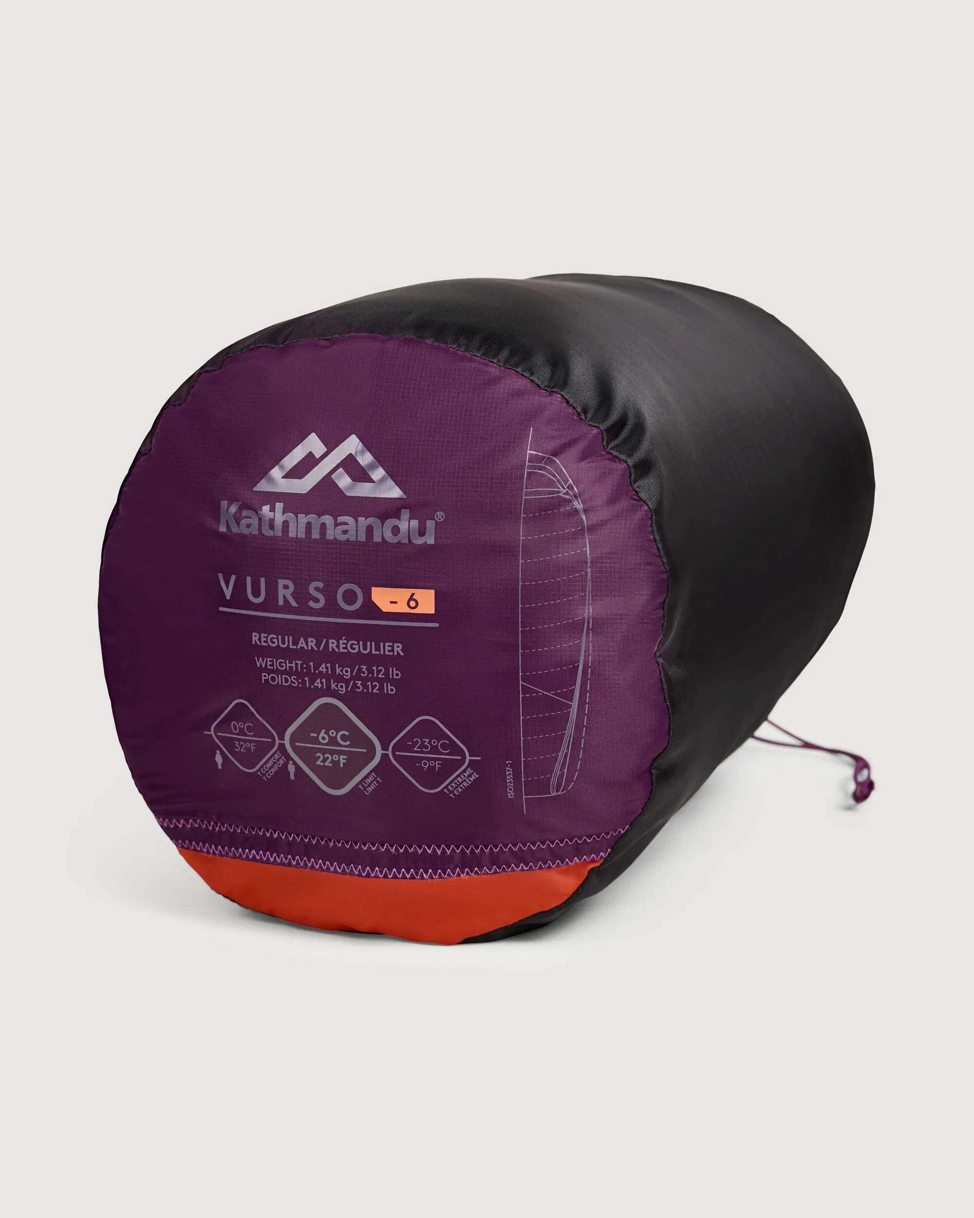 Vurso -6 °C Sleeping Bag - Regular - Jam/Red Earth